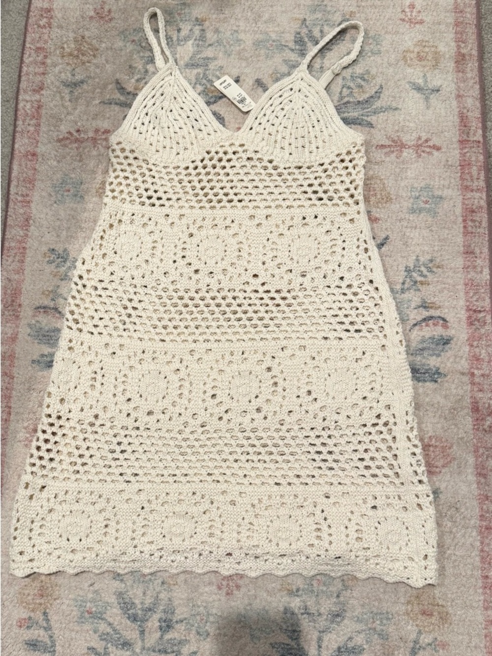 NWT Aerie crochet swimsuit coverup dress